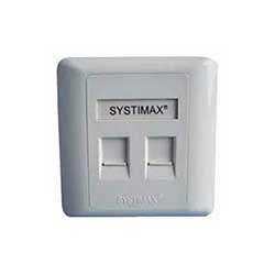 Systimax Dual Port Networking Faceplate