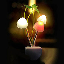 LED Colorful Mushroom Lamp Led Night Lights for Baby