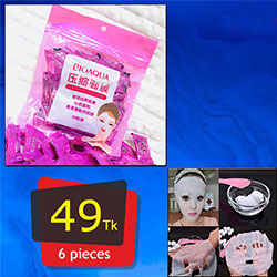 Compressed Facial Tablet Wet tissue (6 pieces)