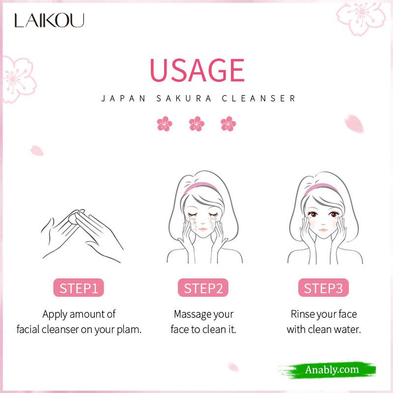 Buy LAIKOU Japan Sakura Cleanser 50ml at Best Price in Bangladesh
