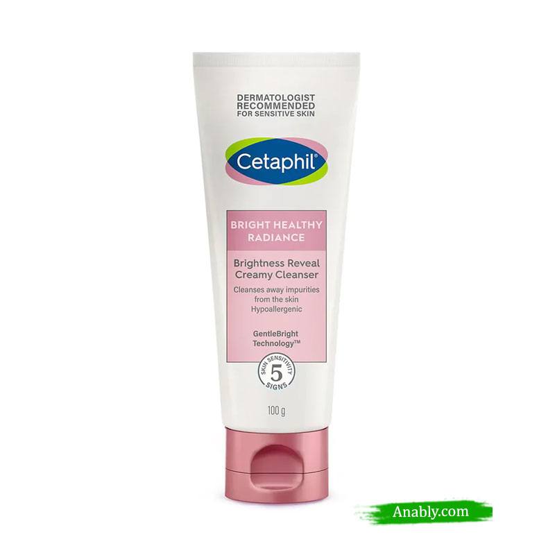 Cetaphil Bright Healthy Radiance Creamy Cleanser 100g - For Radiant, Luminous Skin