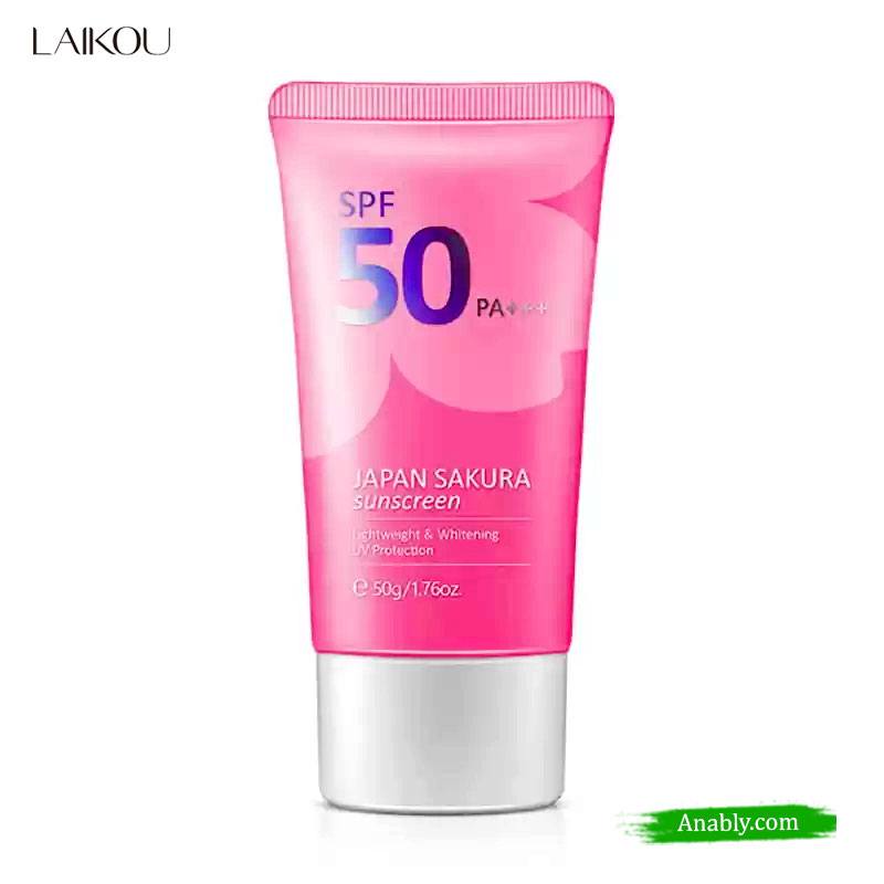 Buy LAIKOU Japan Sakura Sunscreen SPF50 PA+++ 50gm at Best Price in BD