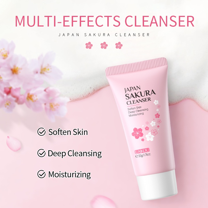 Buy LAIKOU Japan Sakura Cleanser 50ml at Best Price in Bangladesh