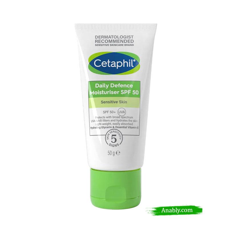 Cetaphil Daily Defense Face Moisturizer with SPF 50g - Broad-Spectrum Protection