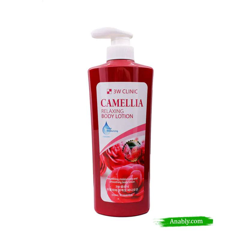 3W Clinic Camellia Relaxing Body Lotion - 550ml