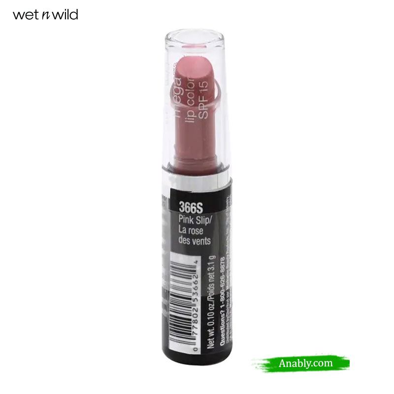 Wet n Wild MegaShield SPF 15 Lip Color - Pink Slip (3.1gm)