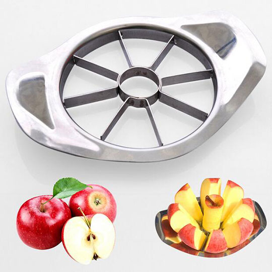 Stainless Steel Apple Slicer Cutter Corer Chopper Peeler Pear Fruit Easy Cut
