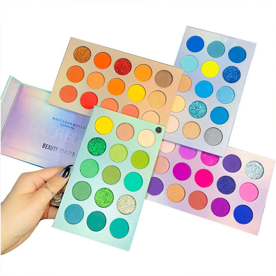 Beauty Glazed Color Board Palette 60 Color