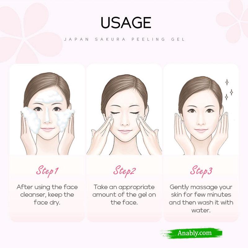 LAIKOU Japan Sakura Peeling Gel 100g - Exfoliating & Smoothing Skincare Solution