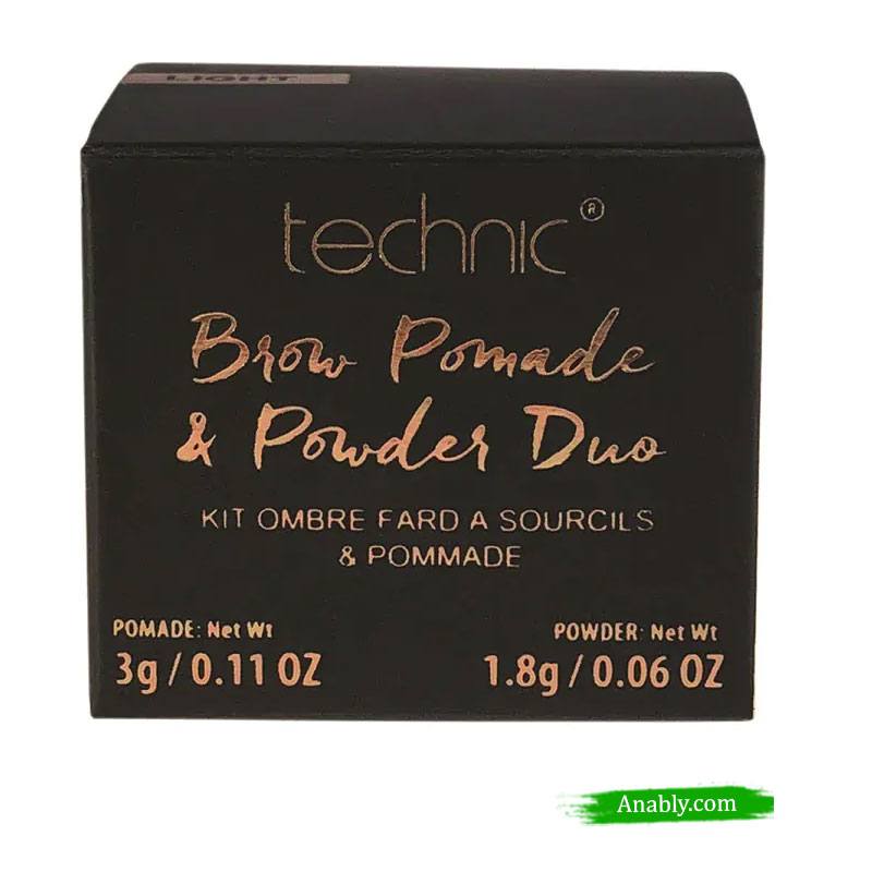Technic Brow Pomade & Powder Duo Kit Medium (3gm)