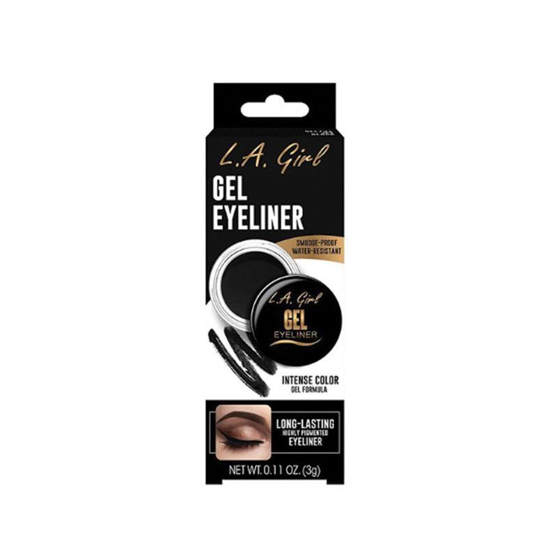 LA Girl Gel Eyeliner GEL731 Jet Black | Highly Pigmented Gel Eyeliner