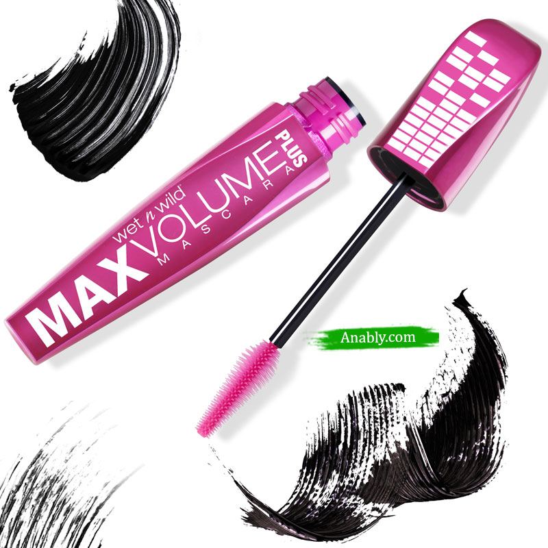 Wet n Wild Max Volume Plus Waterproof Mascara (8ml) - Black