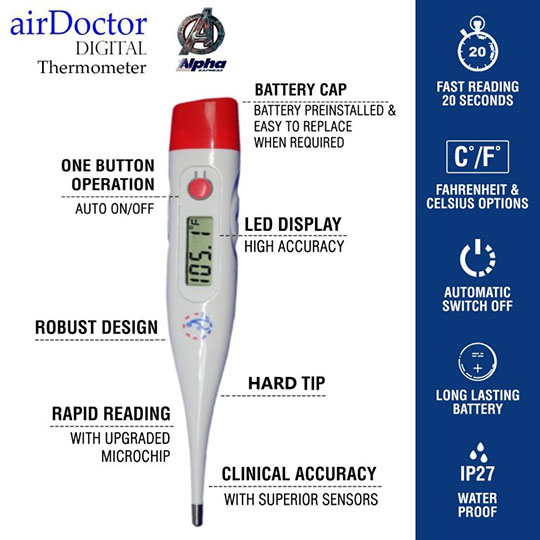Digital Thermometer (Air Doctor)
