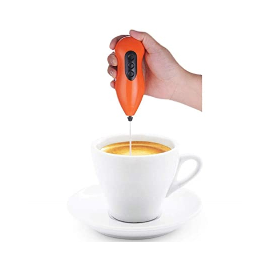 Electric Cappuccino Maker Battery Operated Milk Coffee