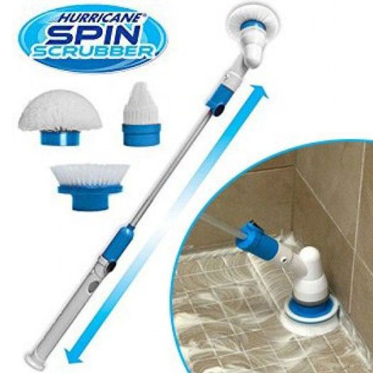 Hurricane Spin Scrubber, Automatic Bathroom Cleaner Review & Demo