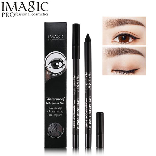 Imagic Eye Makeup Waterproof Eyeliner Pencil Gel Black KAJAL