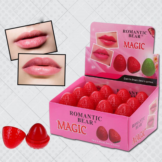 Lip Balm Chapstick Cute Ball Natural Lips Pomade Fruity Care Makeup