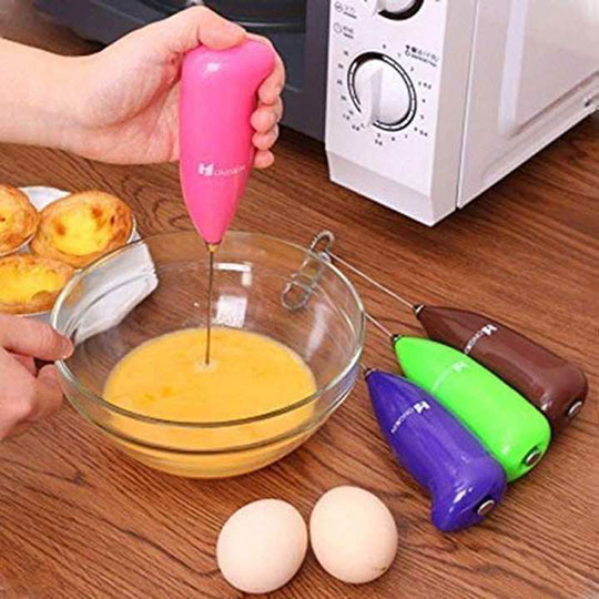 Mini Drink Frother, Portable Hand Blender for Coffee, Egg Beater Mixer 1