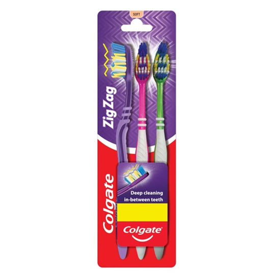 ZigZag Toothbrush 3 Pieces (Combo Offer)